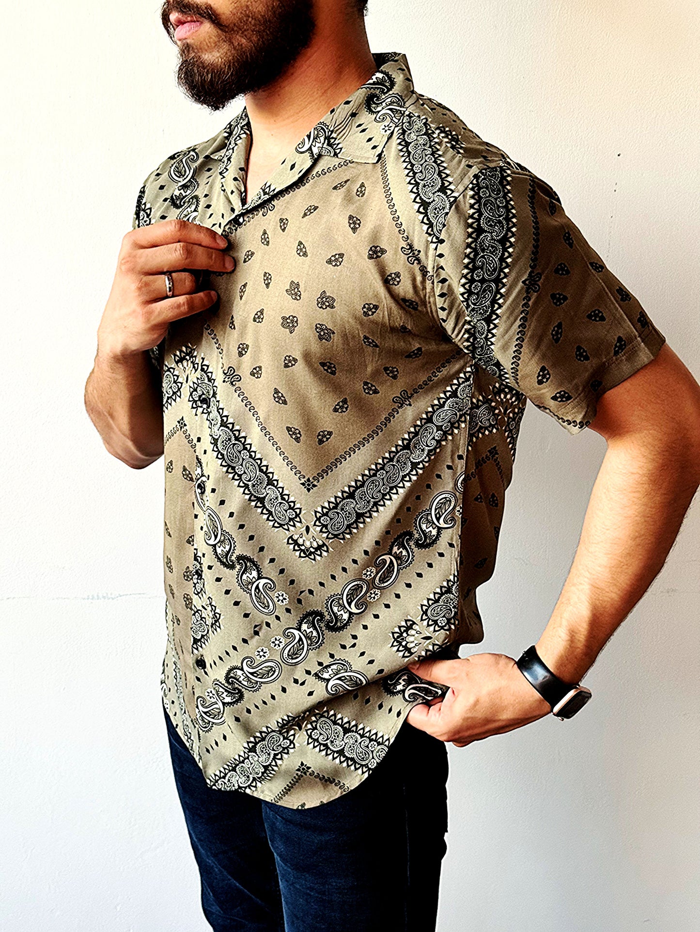 Bandana Paisley Pattern Shirt