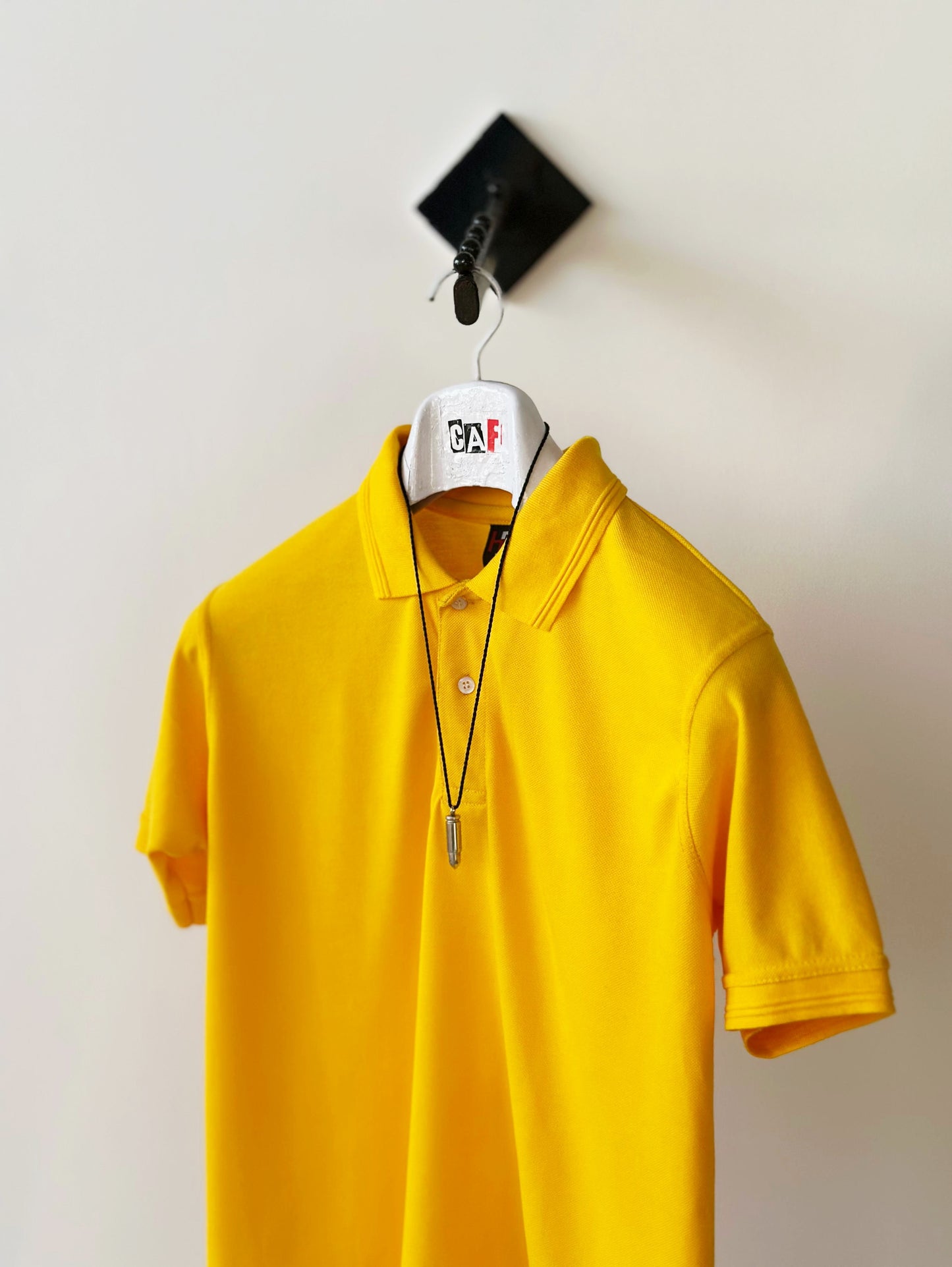 Vibrant Lemon Yellow Polo