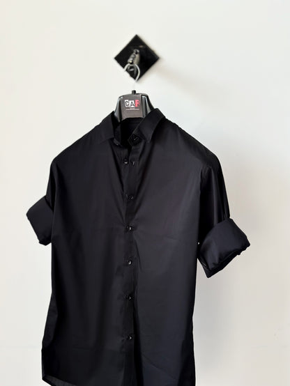 Refined Black Casual Shirt