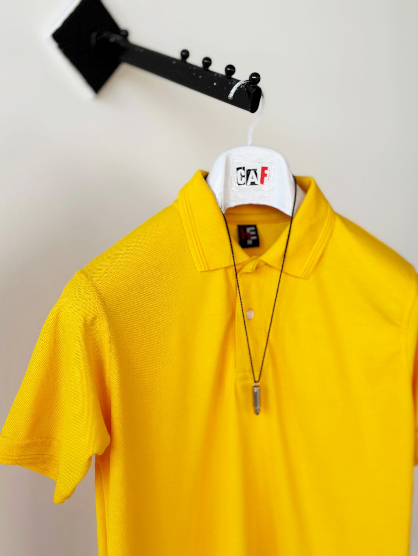 Vibrant Lemon Yellow Polo