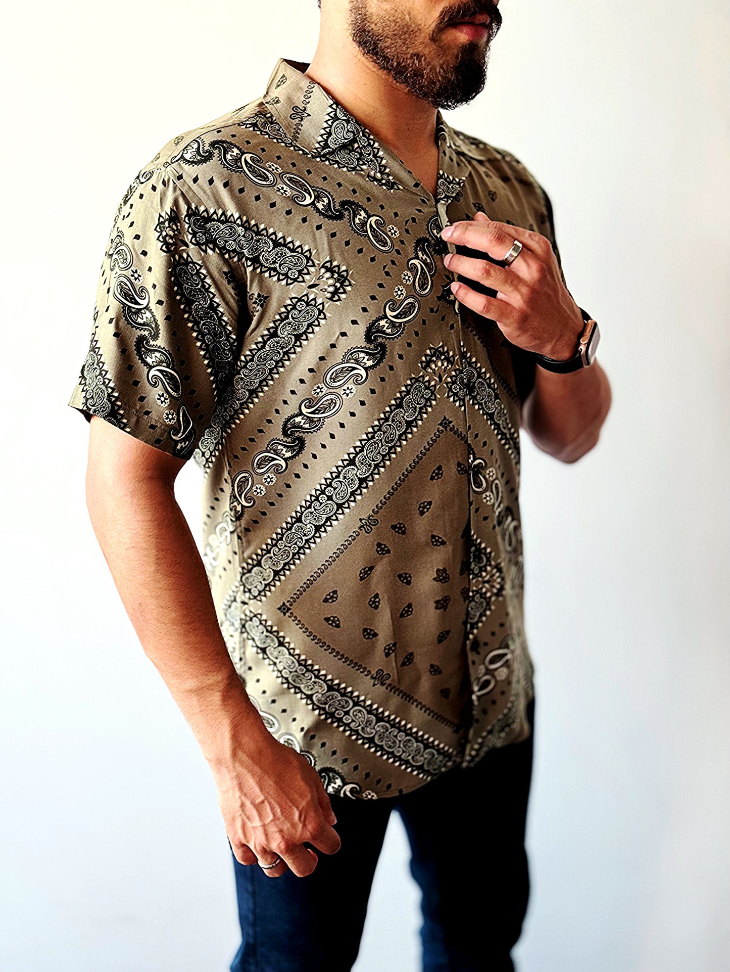 Bandana Paisley Pattern Shirt