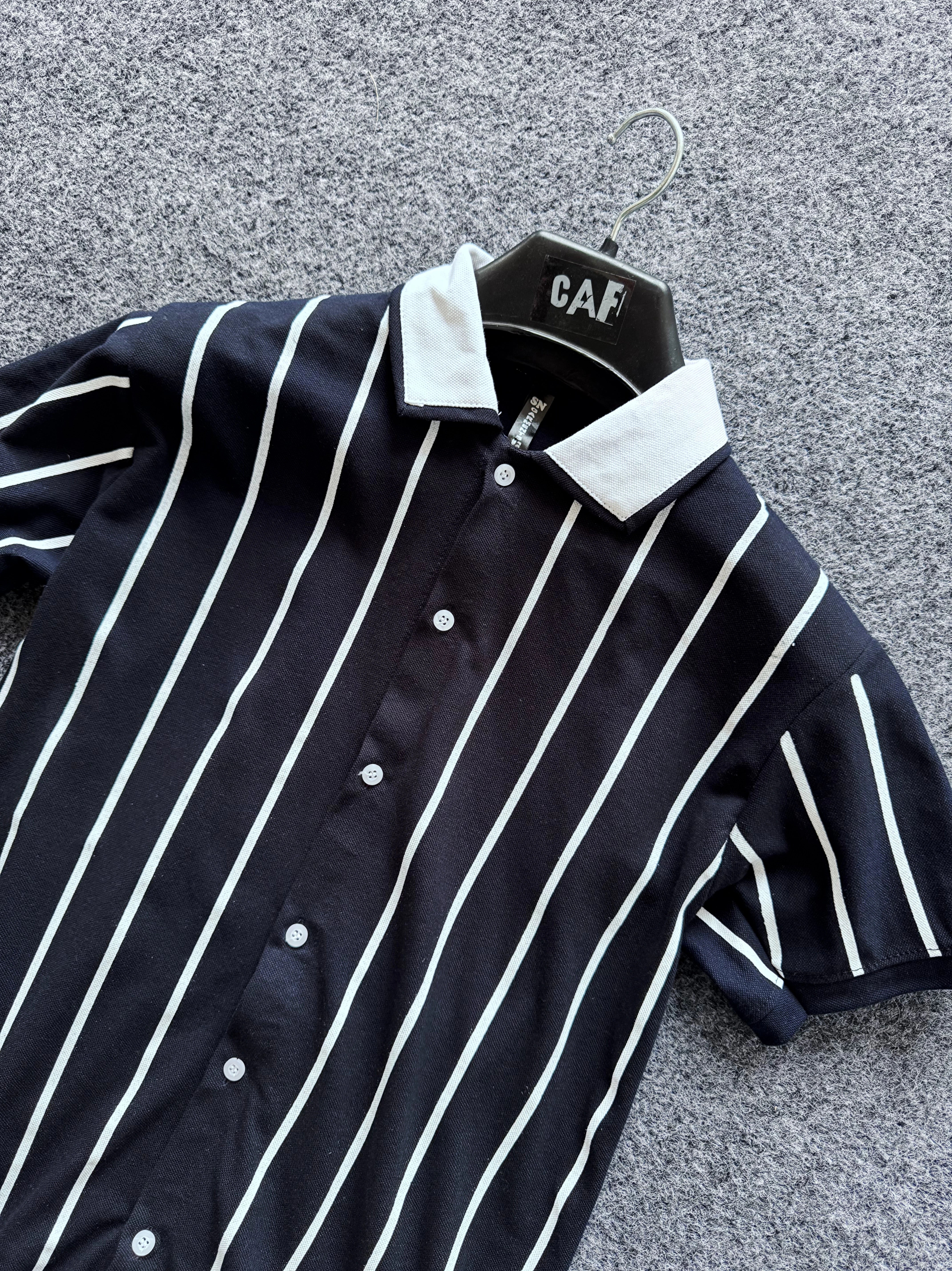 Summer Striped - Cotton Polo Shirt