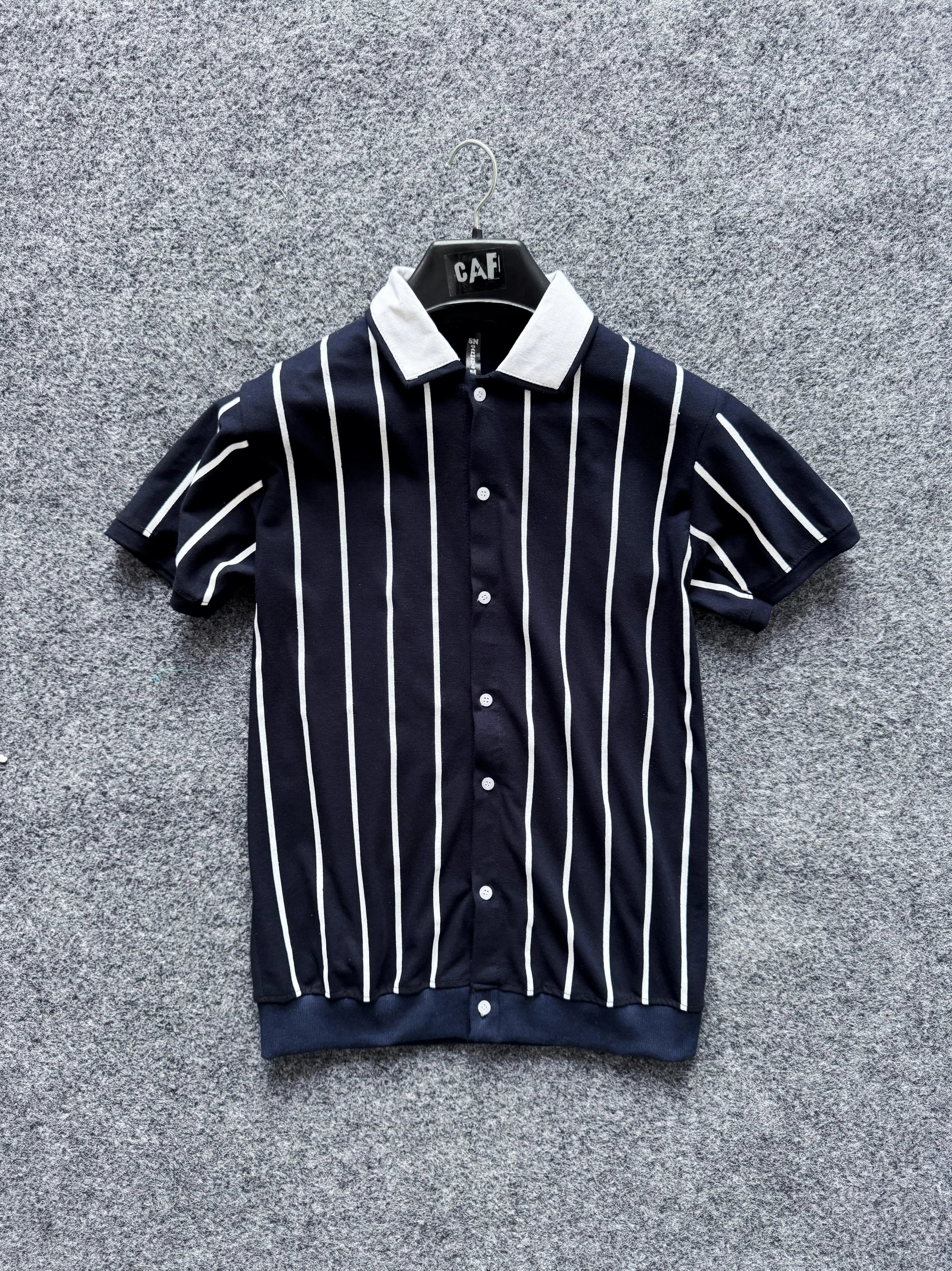 Summer Striped - Cotton Polo Shirt