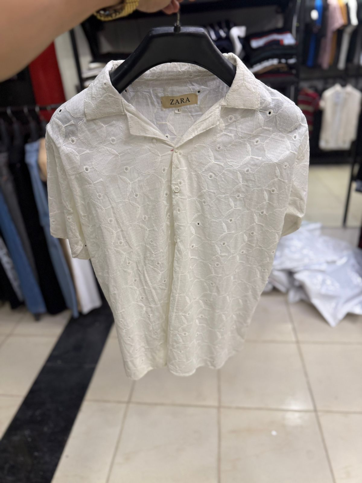 White Airflow Shirt - CAF (Classy And Fit)
